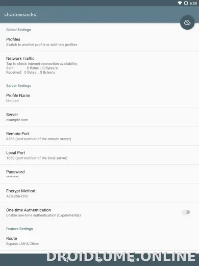 Shadowsocks скриншот 5