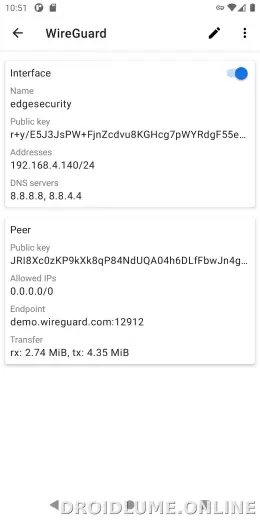 WireGuard скриншот 2